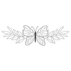 butterfly leaf swag