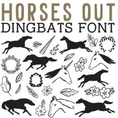 cg horses out dingbats