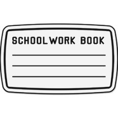 composition book label