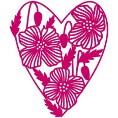 icelandic poppy heart