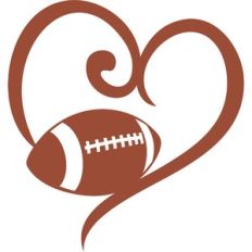 football with heart