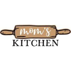 mom's kitchen with rolling pin