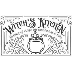 witch's kitchen - halloween design