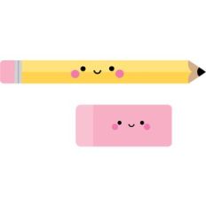 pencil and eraser