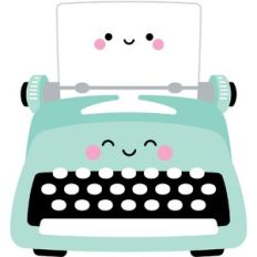 typewriter - cute and crafty