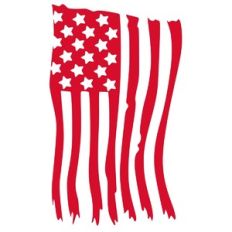 distressed flag