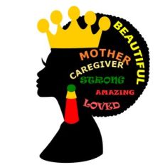 afro queen words