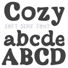 dtc cozy serif font