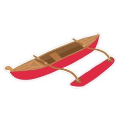 outrigger canoe