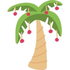 palm tree ornaments