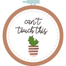 embroidery can't touch this