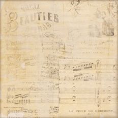 vintage whitewashed opera music background pattern