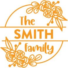 personalized family name sign