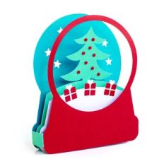snow globe christmas tree globe