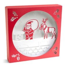 shadowbox santa chimney