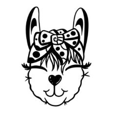 llama cute mom