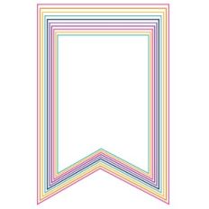 nested pennant banner frames
