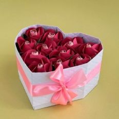 Heart Box With Roses