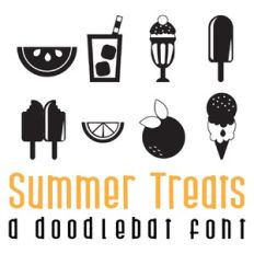 summer treats doodlebat font