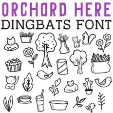 cg orchard here dingbats
