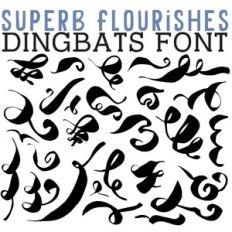 cg superb flourishes dingbats