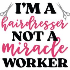 I'm a hairdresser not a miracle worker