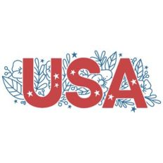 usa floral stars