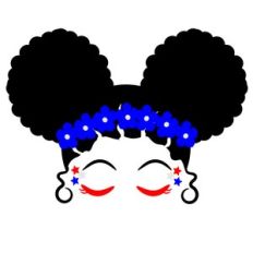 afro puffs miss 4th of july