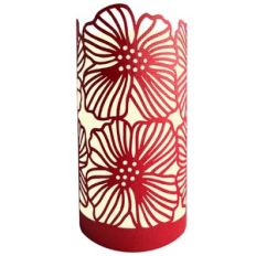 geometric poppy lantern
