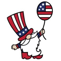 happy independence day gnome