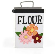 box card flower canister