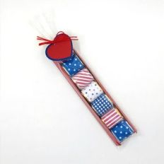 patriotic heart nugget sleeve large