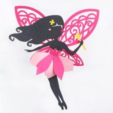 3d hanging fairy
