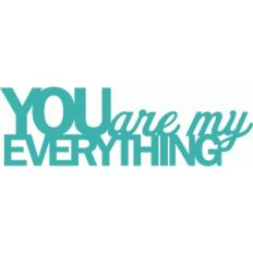 'you are my everything' phrase
