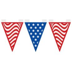stars and stripes pennants