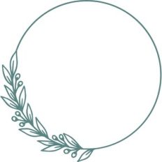 leaf circle frame