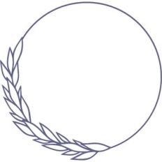 circle leaf frame