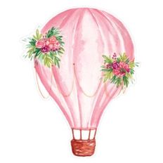 pink hot air balloon