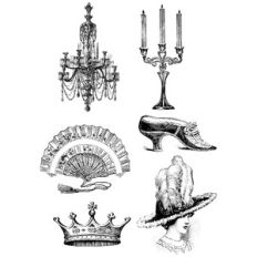 finer things vintage accessories print and cut