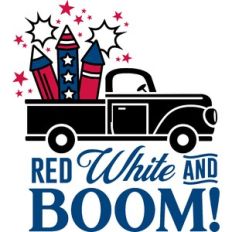 red white and boom
