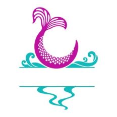 mermaid tail split name template