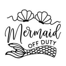 mermaid off duty