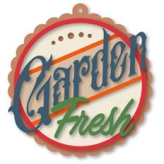 tag circle garden fresh