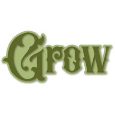 grow fancy word art