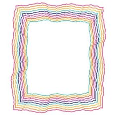 nested torn paper square frames