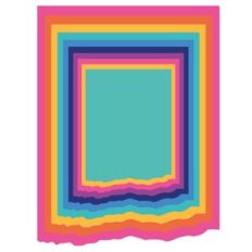 nested torn edge rectangles