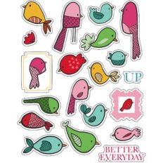 ml sweet birdy stickers