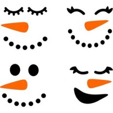snowman faces