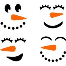 snowman faces