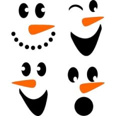 snowman faces